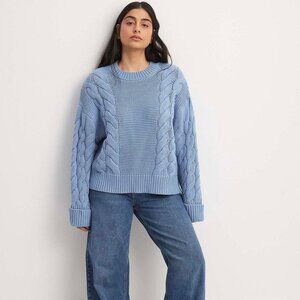 NAKD Knitted Oversized Cable Sweater